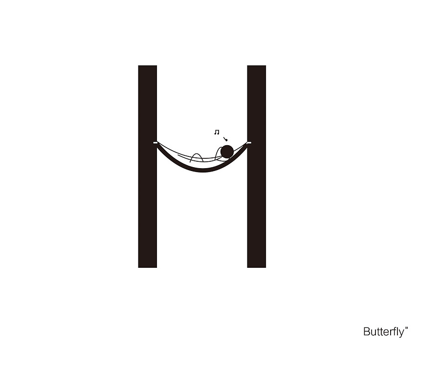 创意英文字体设计A-H|字体/字形|平面|视传支柱 - 原创设计作品 